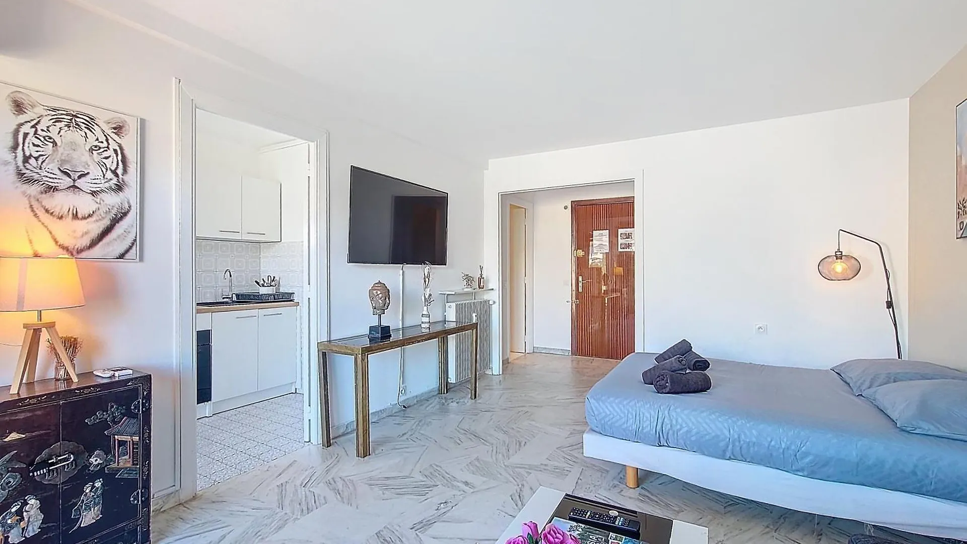 Cocon Studio 2Pers Proche Croisette, Hotel Martinez, Clim 칸느 아파트